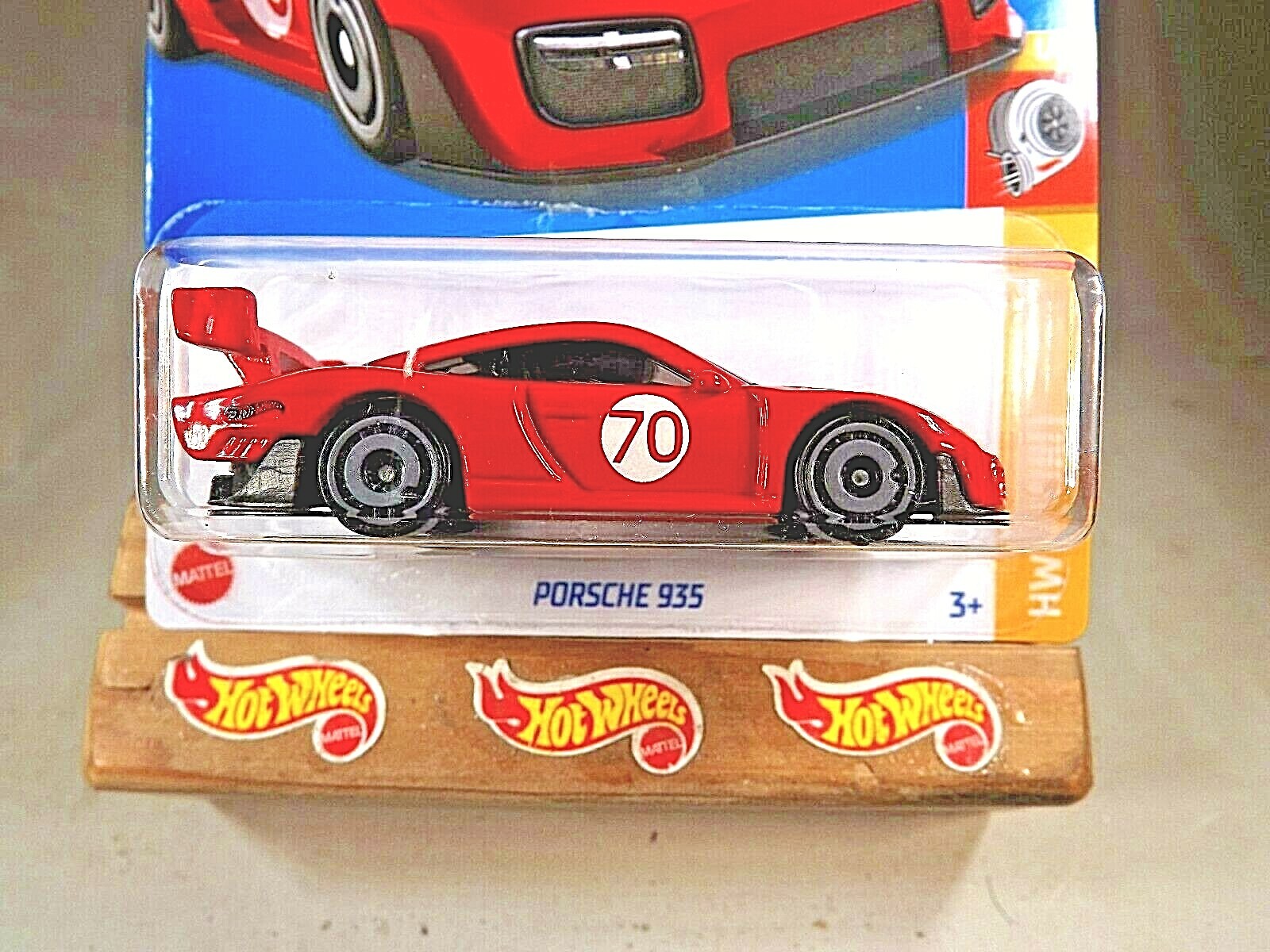 2022 Hot Wheels #12 HW TURBO 1/10 PORSCHE 935 Red w/Gray AD Spoke Wheels