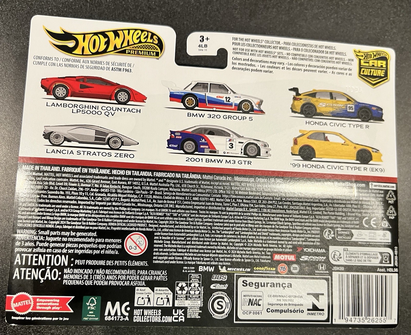 Hot Wheels Premium Car Culture 2 Pack BMW 320 Group 5 & 2001 BMW M3 GTR