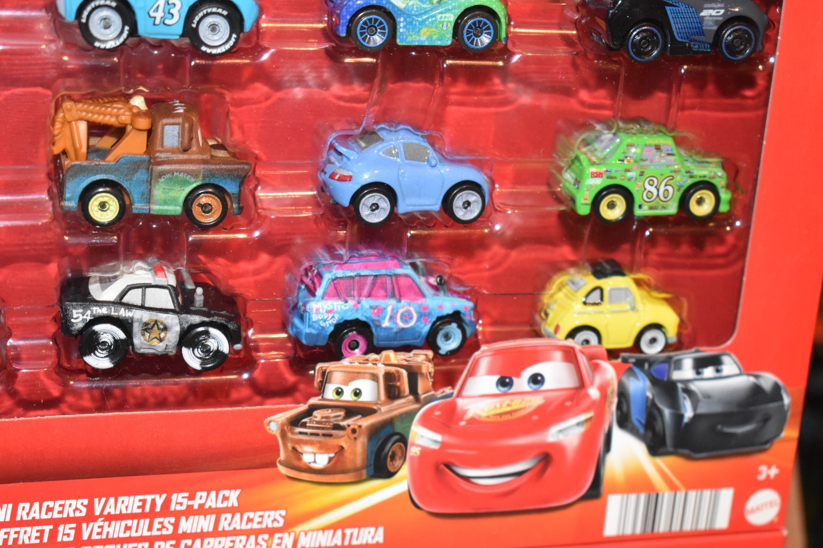 Disney Pixar Cars Mini Racers VARIETY CARLA VELOSO,SALLY,LUIGI, 15 Pack LOT 2NEW