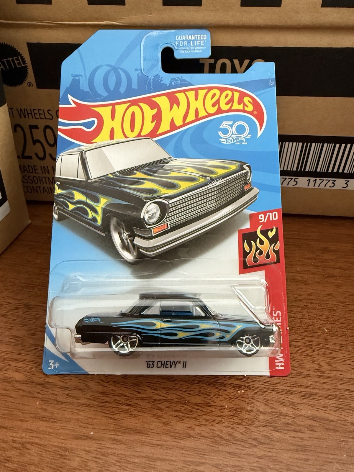 HOT WHEELS 2018 Kroger Color Exclusive Black 63 Chevy II 2