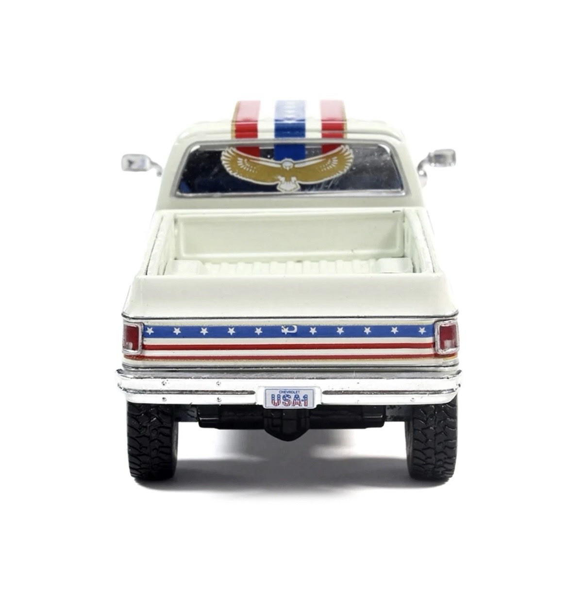 IXO MODELS 1976 CHEVY CUSTOM K30 DELUXE SQUAREBODY JULY 4TH EXCLUSIVE 1:64 SCALE