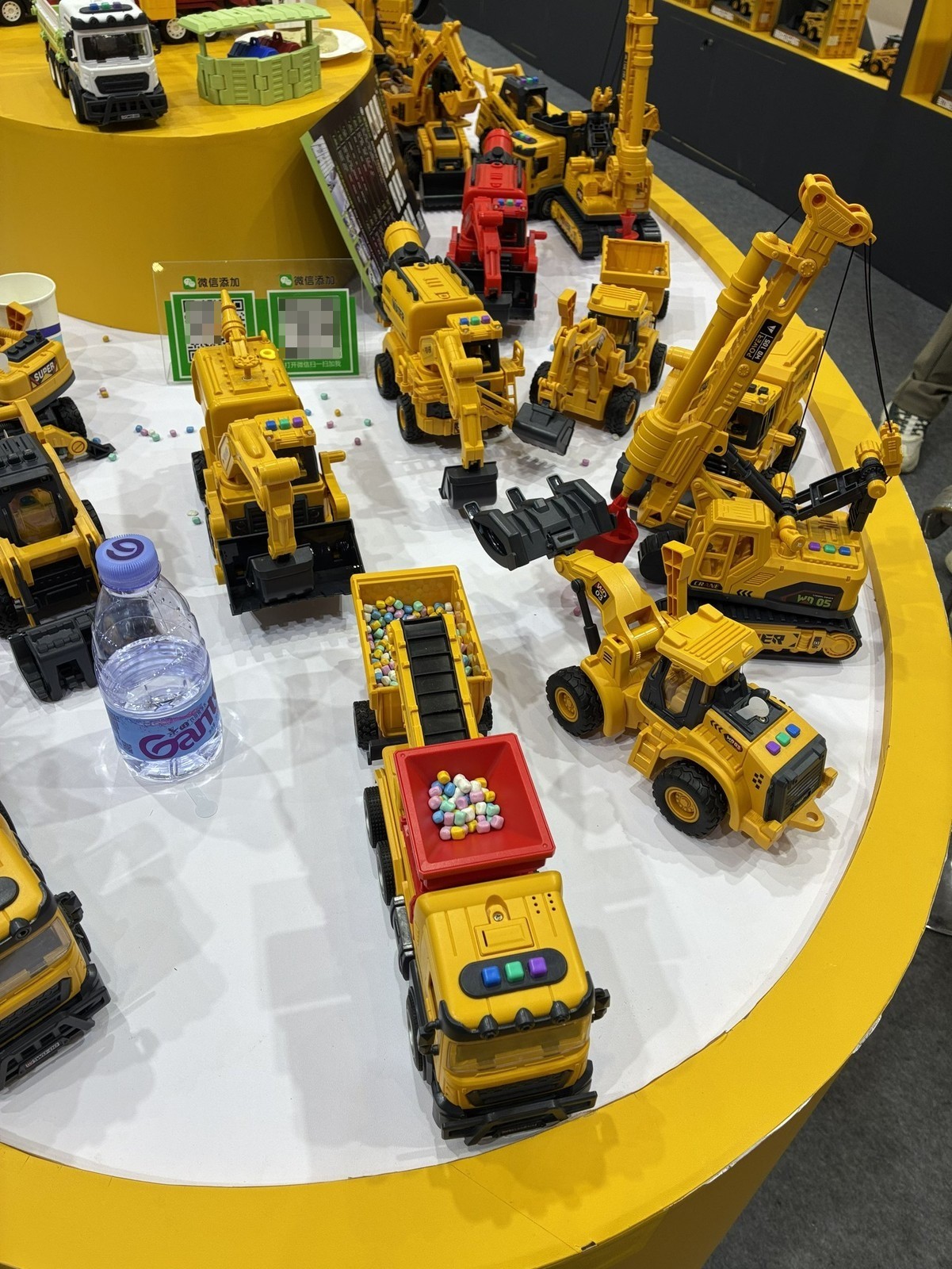 1:16 1:18 Construction Vehicle Toy Set Excavator Loader Roller w/ Sound & Light
