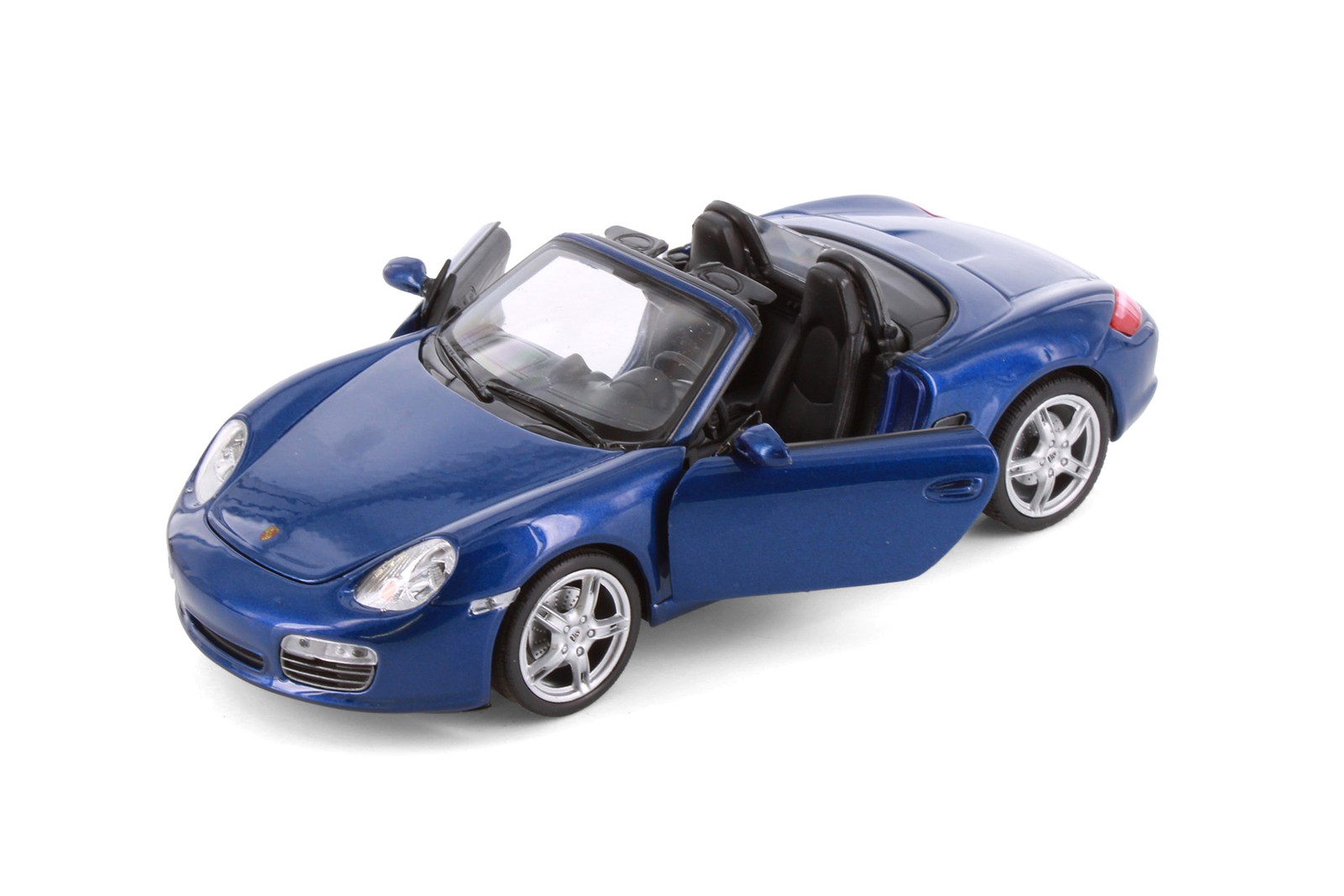 PORSCHE BOXSTER S OPEN CONVERTIBLE BLUE 1/24 DIECAST CAR SHOWCASTS 22479C/4D
