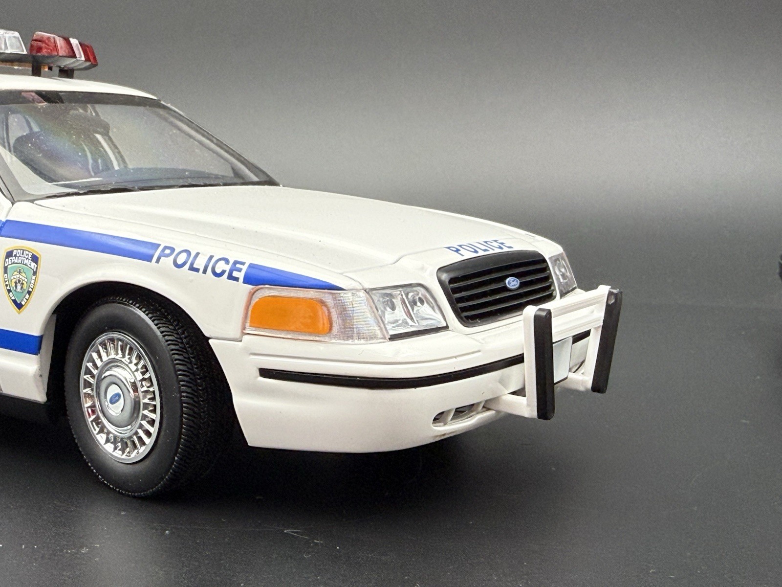 1/18 Scale NYPD Push Bumper New York Police Sheriff Highway Patrol Pushbar 1861