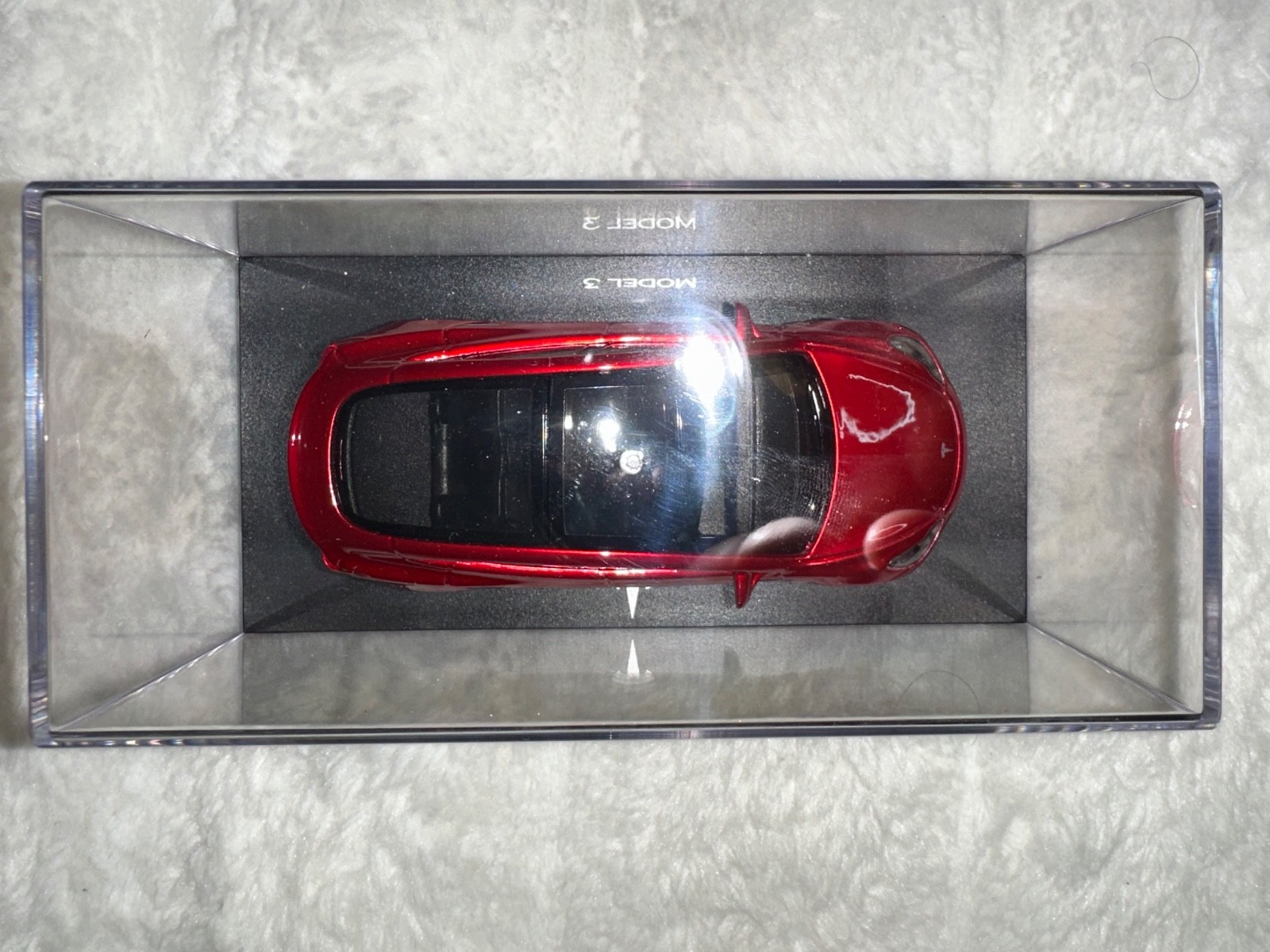Tesla Model 3 Diecast 1:43 Scale Model Car – Red. New In Box