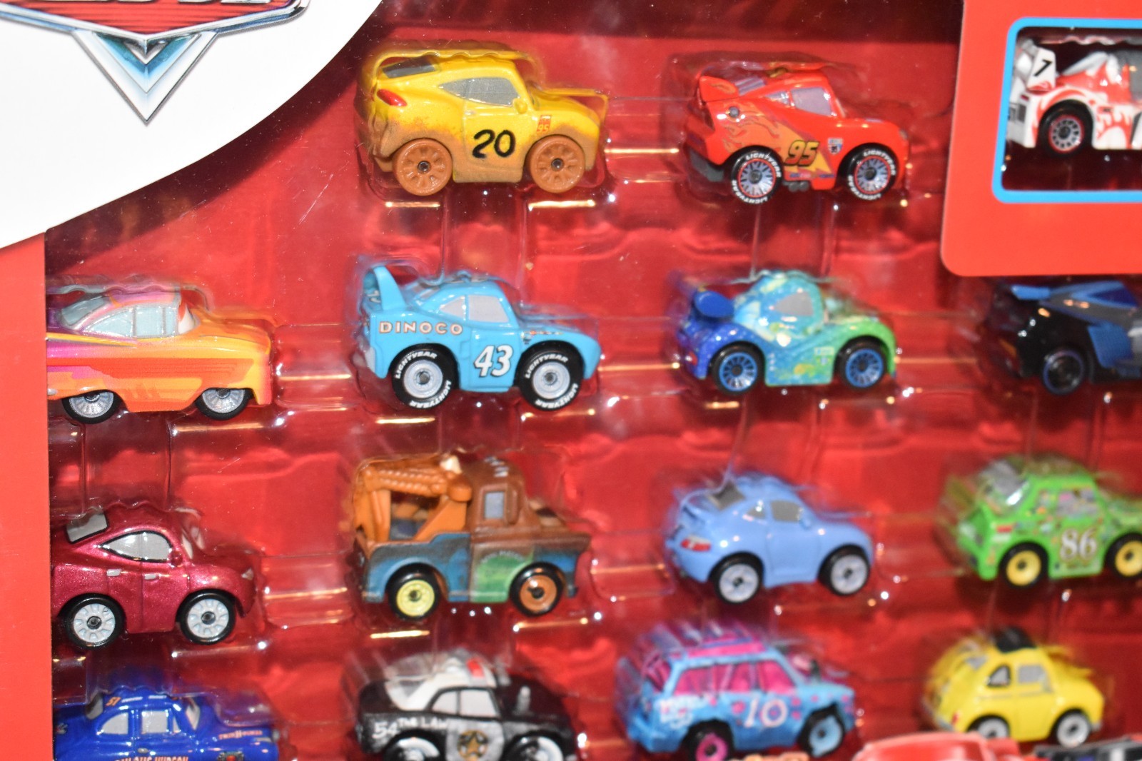 Disney Pixar Cars Mini Racers VARIETY CARLA VELOSO,SALLY,LUIGI, 15 Pack LOT 2NEW