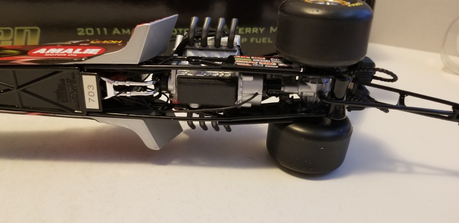 Terry Mcmillen 2011 AMALIE MOTOR OIL NHRA Top Fuel Dragster 1/24 By AUTO WORLD