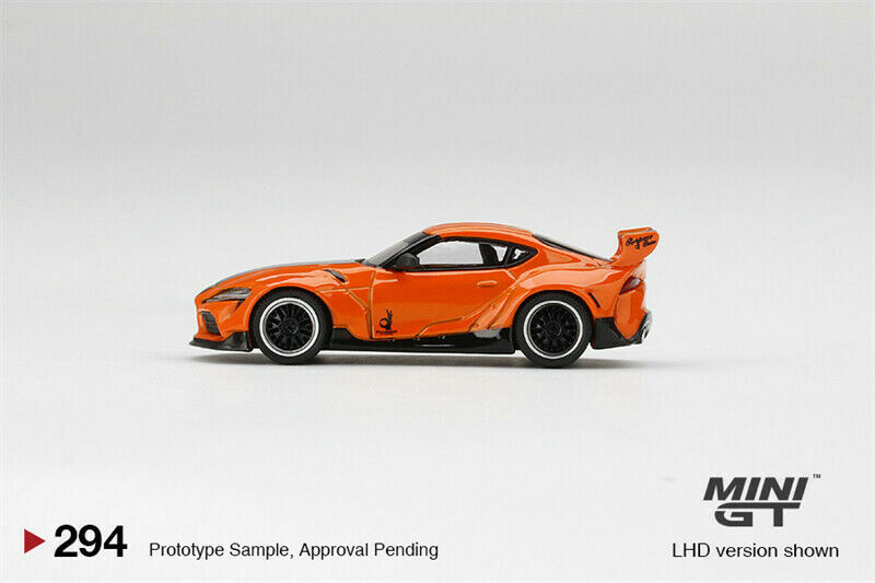 MINI GT 1:64 Pandem GR Supra V1.0 LHD Orange Car in box #294