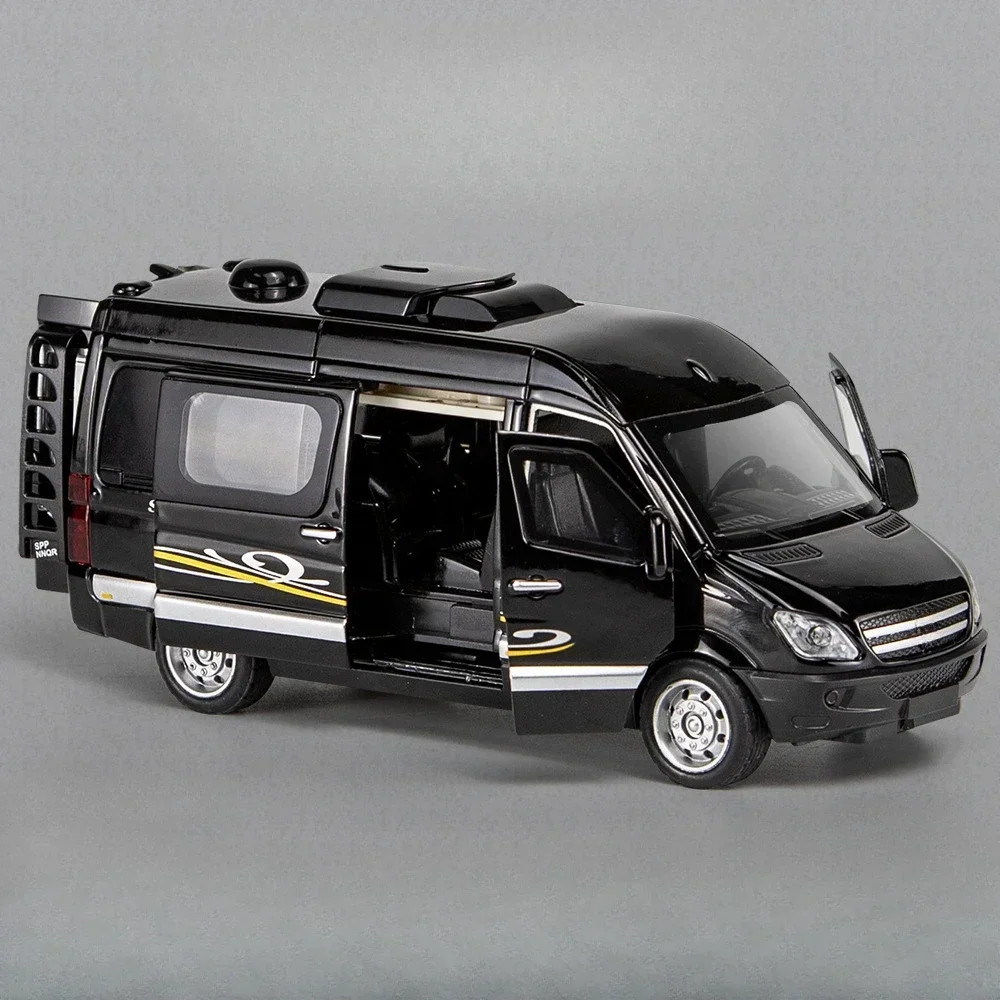 1:32 Sprinter Coaster Alloy Diecast Toys Cars Models Vehicles Pull Back with Sou