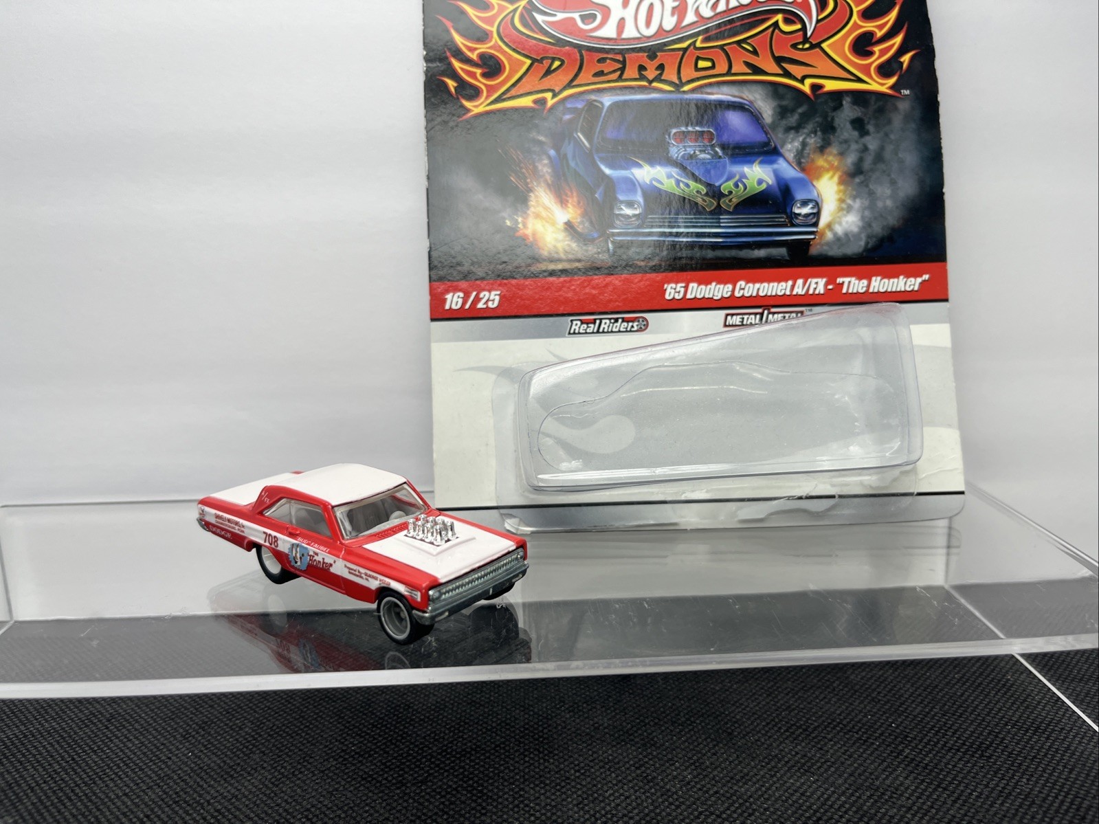 Hot Wheels Drag Strip Demons # 16 65 Doge Coronet A/FX The Honker – LOOSE