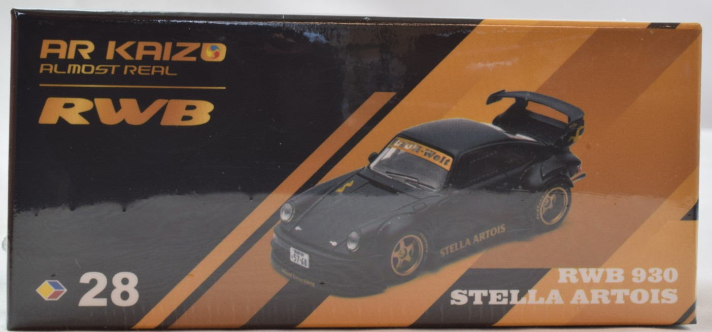 Almost Real AR Kaizo “Stella Artois” Porsche-RWB 930 911 1:64 Car 6K0000101