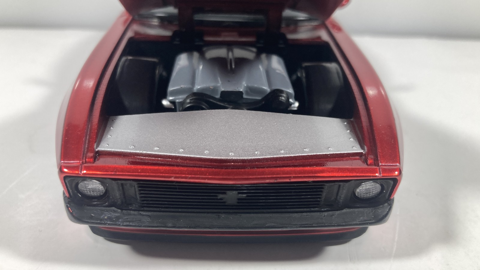 Jada Toys Bigtime Muscle 1973 Ford Mustang Mach 1 Custom Red Black 1:24 Diecast