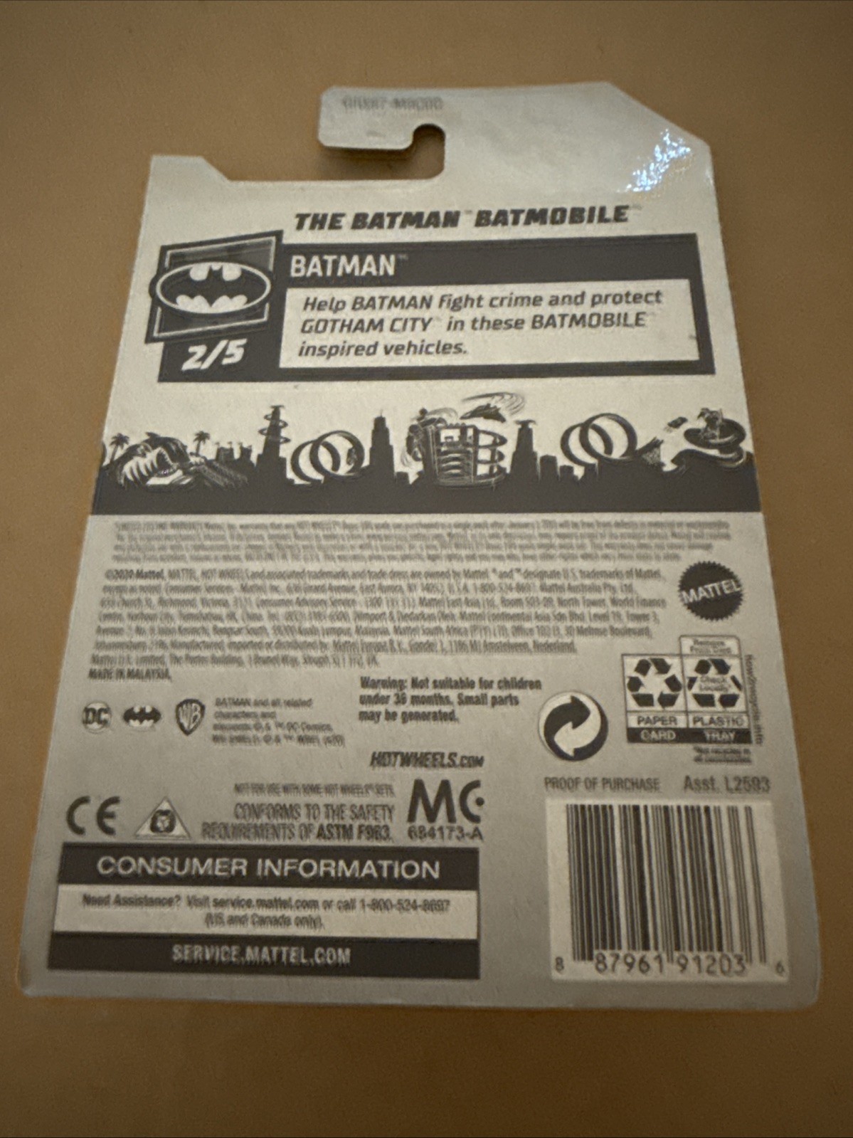 1 2021 Hot Wheels Batman Blue The Batman Batmobile
