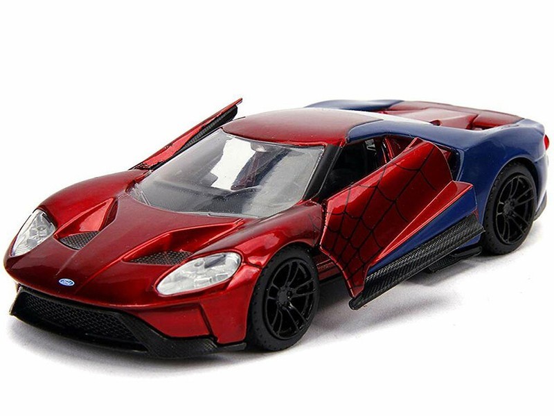 2017 FORD GT “SPIDER-MAN” THEME 1/32 DIECAST METAL CAR BY JADA 30291