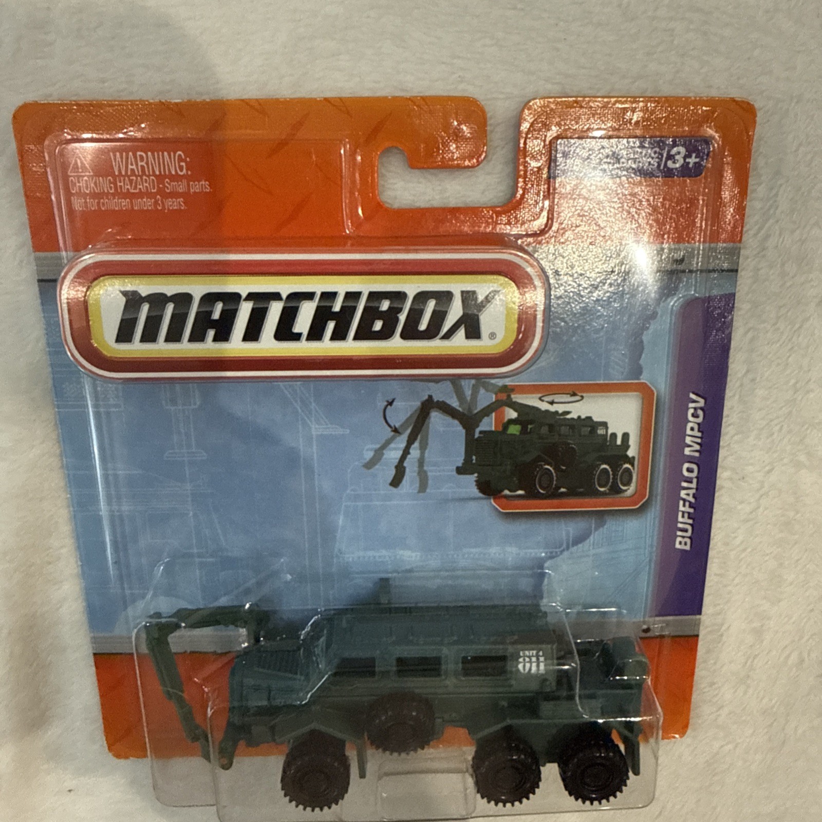MATCHBOX 2010 REAL WORKING RIGS BUFFALO MPCV #RW025 OLIVE GREEN MINE Clearance