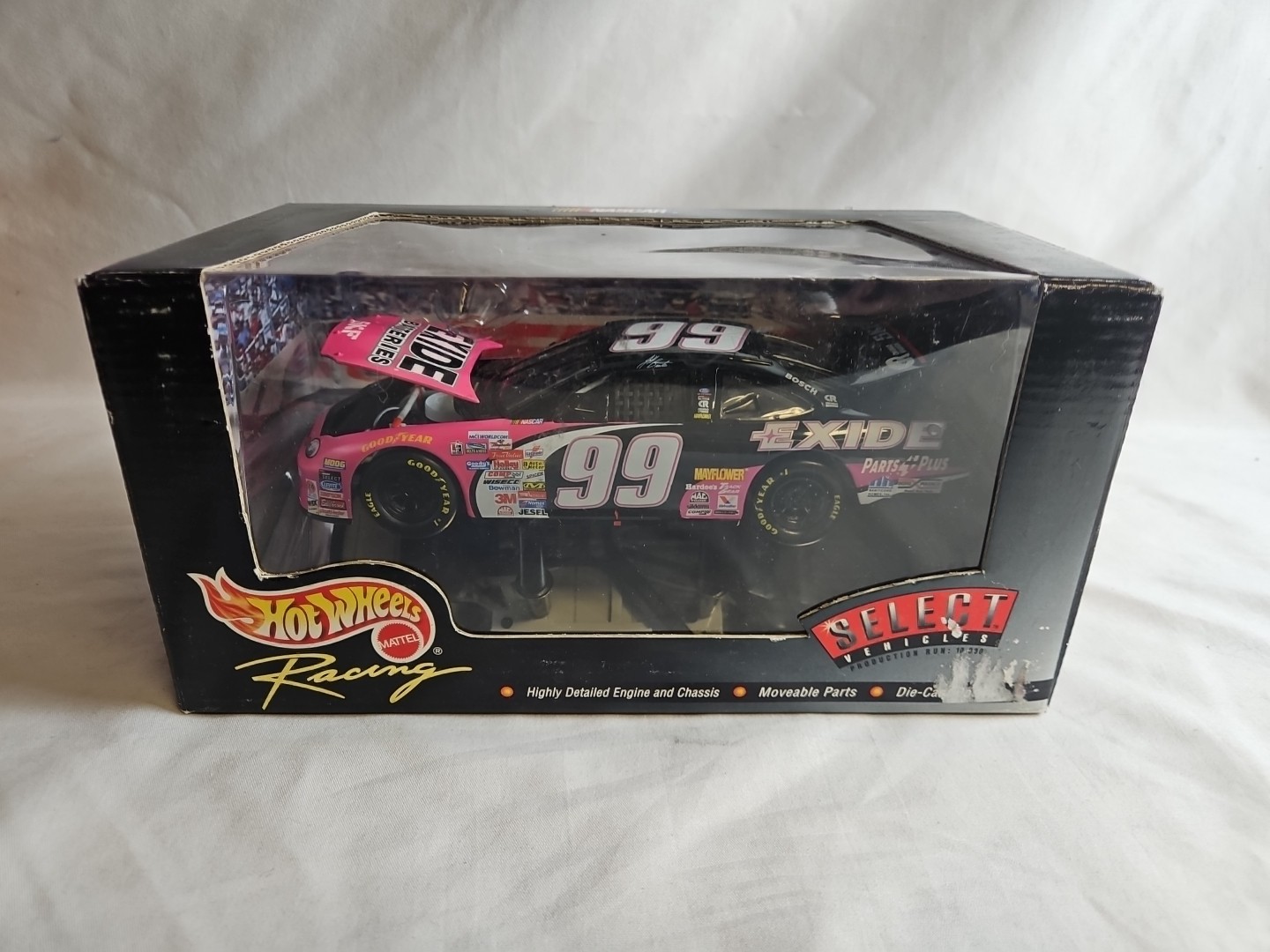 1999 Hot Wheels Racing NASCAR Select Vehicles 1:24 Scale Jeff Burton #99 #BXX