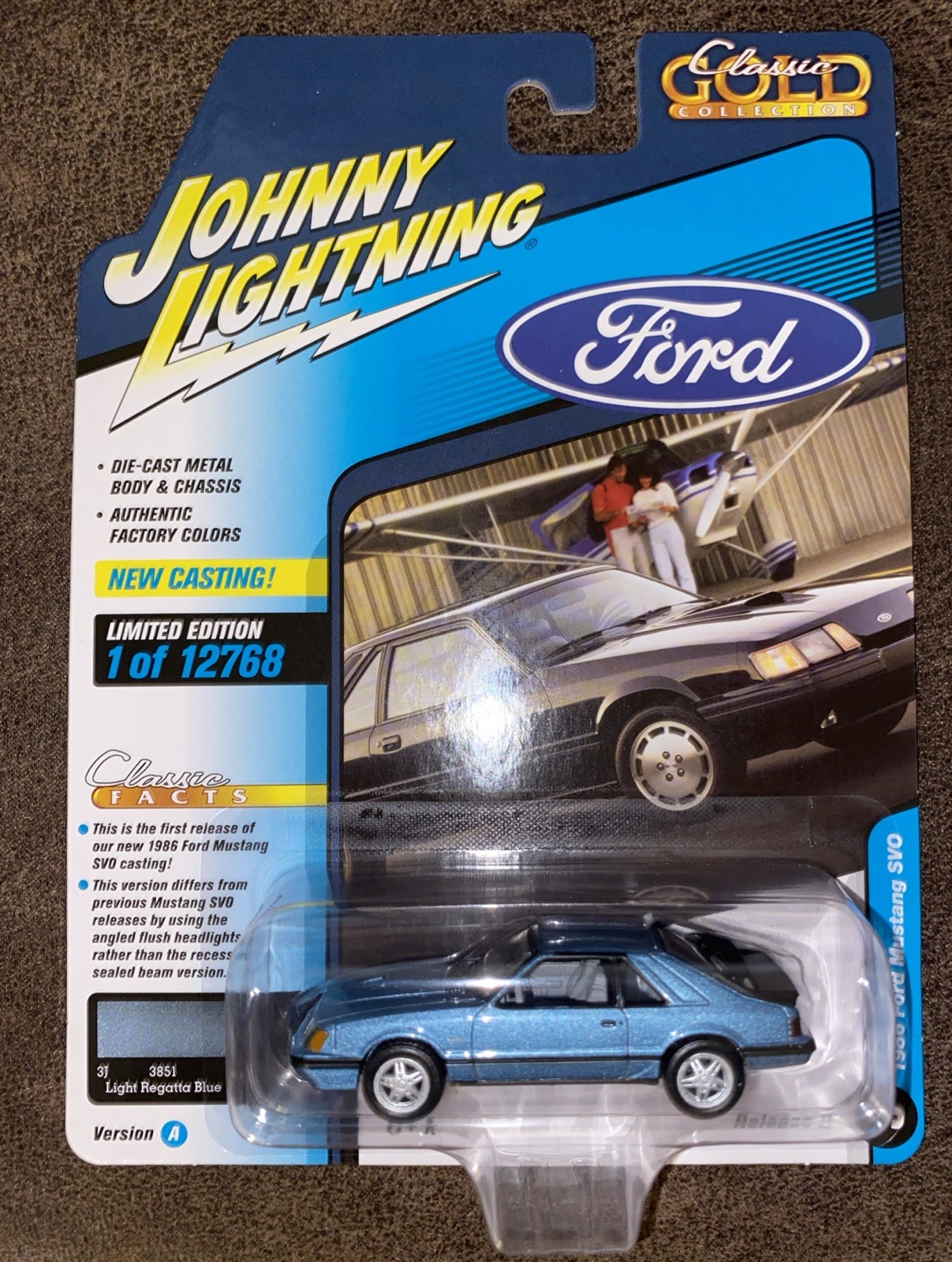 (6) JOHNNY LIGHTNING ‘82 MAZDA ‘84 Nissan ‘86 Ford 1:64 SCALE CLASSIC GOLD *read