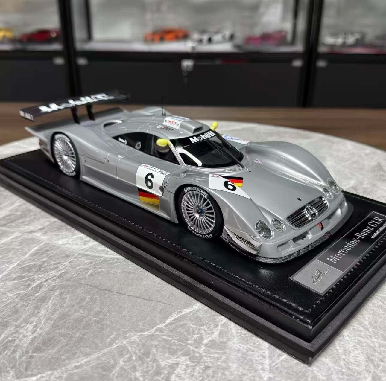 *SUPER RARE* Ivy Models 1/18 Mercedes Benz CLR 1999 24 Hours of LeMans #6