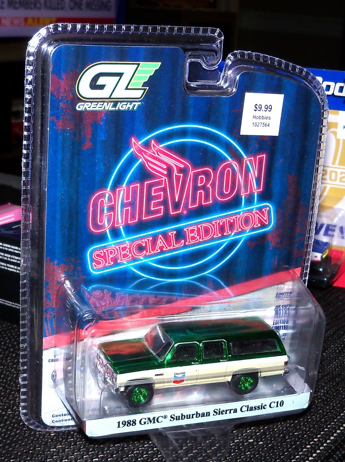 GREENLIGHT CHASE & M2 MACHINE CHASE PLUS OTHER LOT OF FOUR VEHICLES TOTAL HTF!