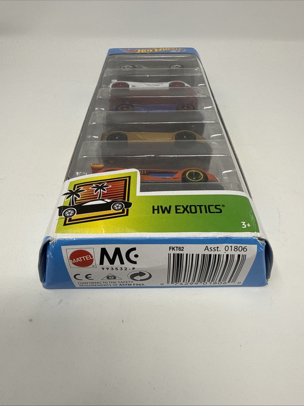 Hot Wheels HW Exotics (2017) Mattel Toy Car 5-Pack Box Set