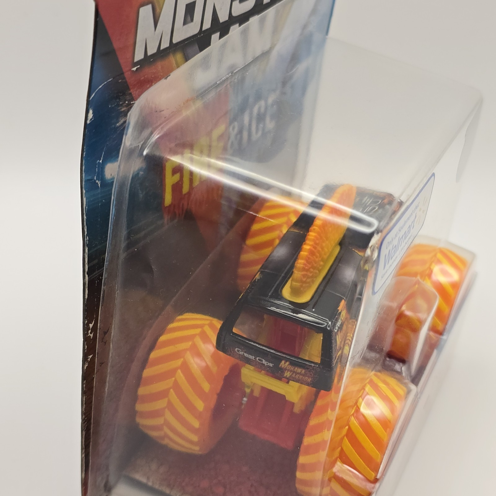 Monster Jam Fire & Ice MOHAWK WARRIOR Walmart Special Edition 1:64 Scale