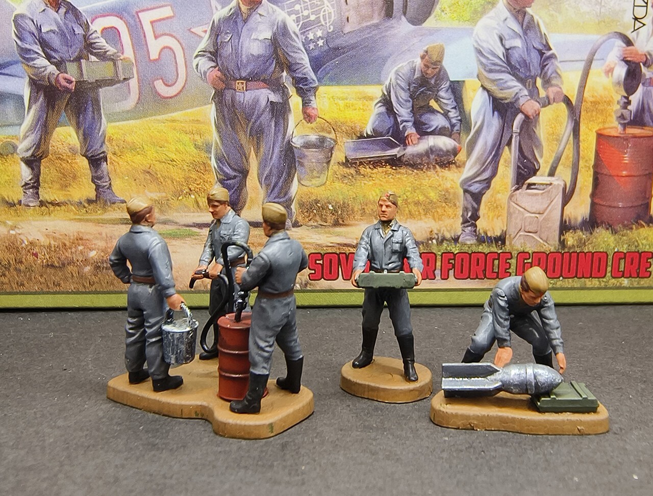 1/72 TANK 1:72 WW2 Russian soldiers Air Force Ground Service ZVEZDA toy totalwar