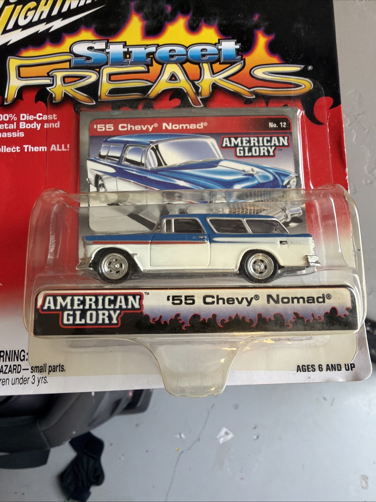 🇺🇸1955 Chevy🇺🇸Nomad🔔Bel Air American🇺🇸Glory 1/64 Diecast Street🔥Freaks