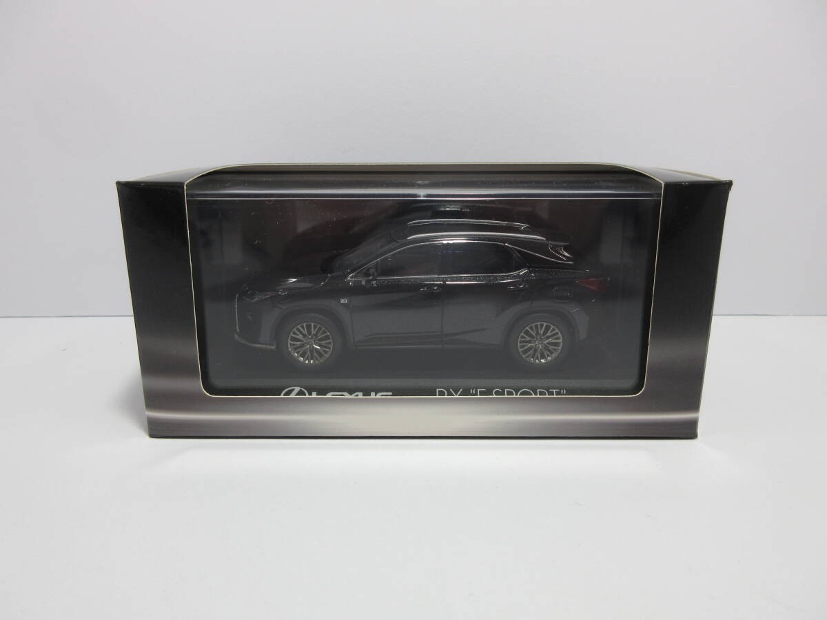 Mini car 1/43 Lexus RX F Sport LEXUS RX200t F SPORT graphite black glass flake