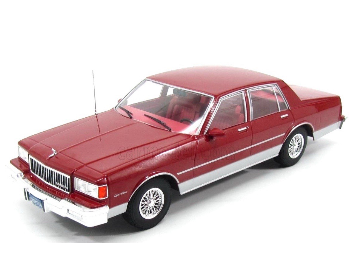 1985 Chevrolet Caprice Classic Sedan Red 1/18 MCG HTF !