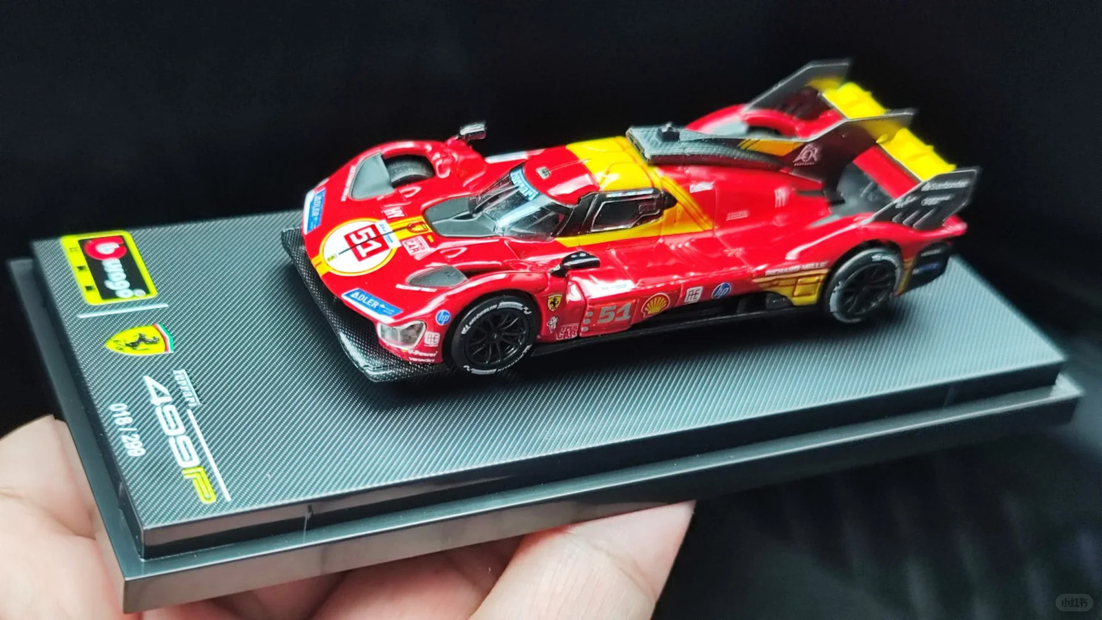 New In Stock Bburago 1:64 Ferrari 2024 499p #83 #51 24h Le Mans Alloy Luxury Veh