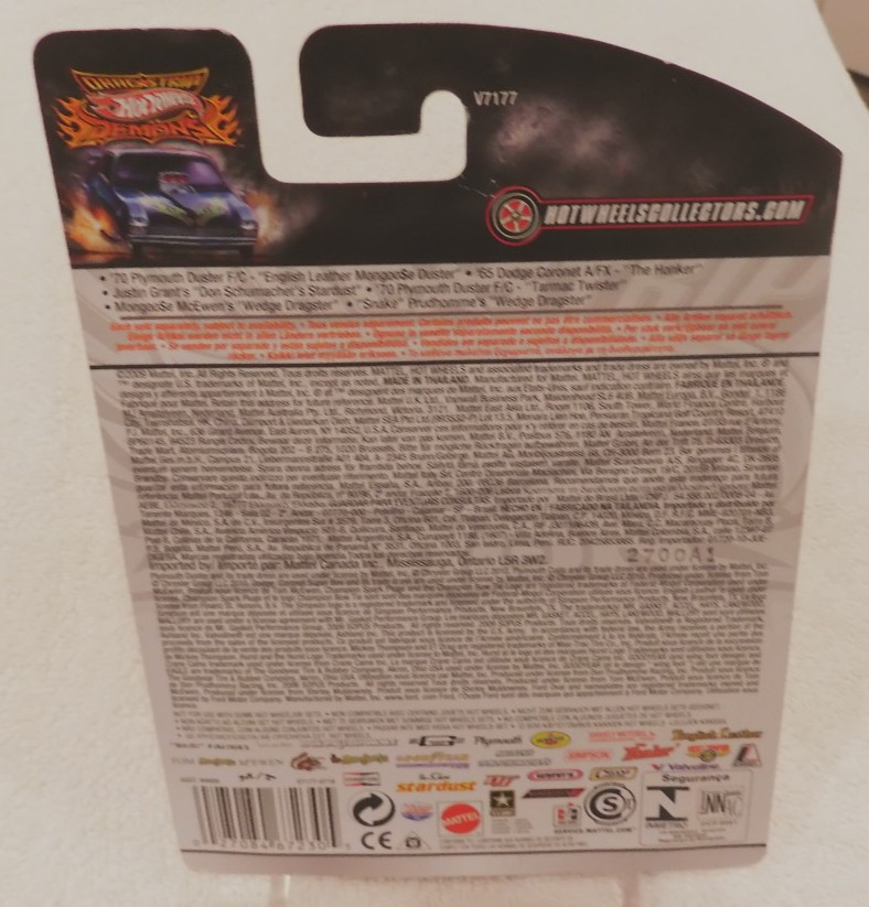 Hot Wheels Drag Strip Demons ’70 Plymouth Duster F/C Tarmac Twister 12/25