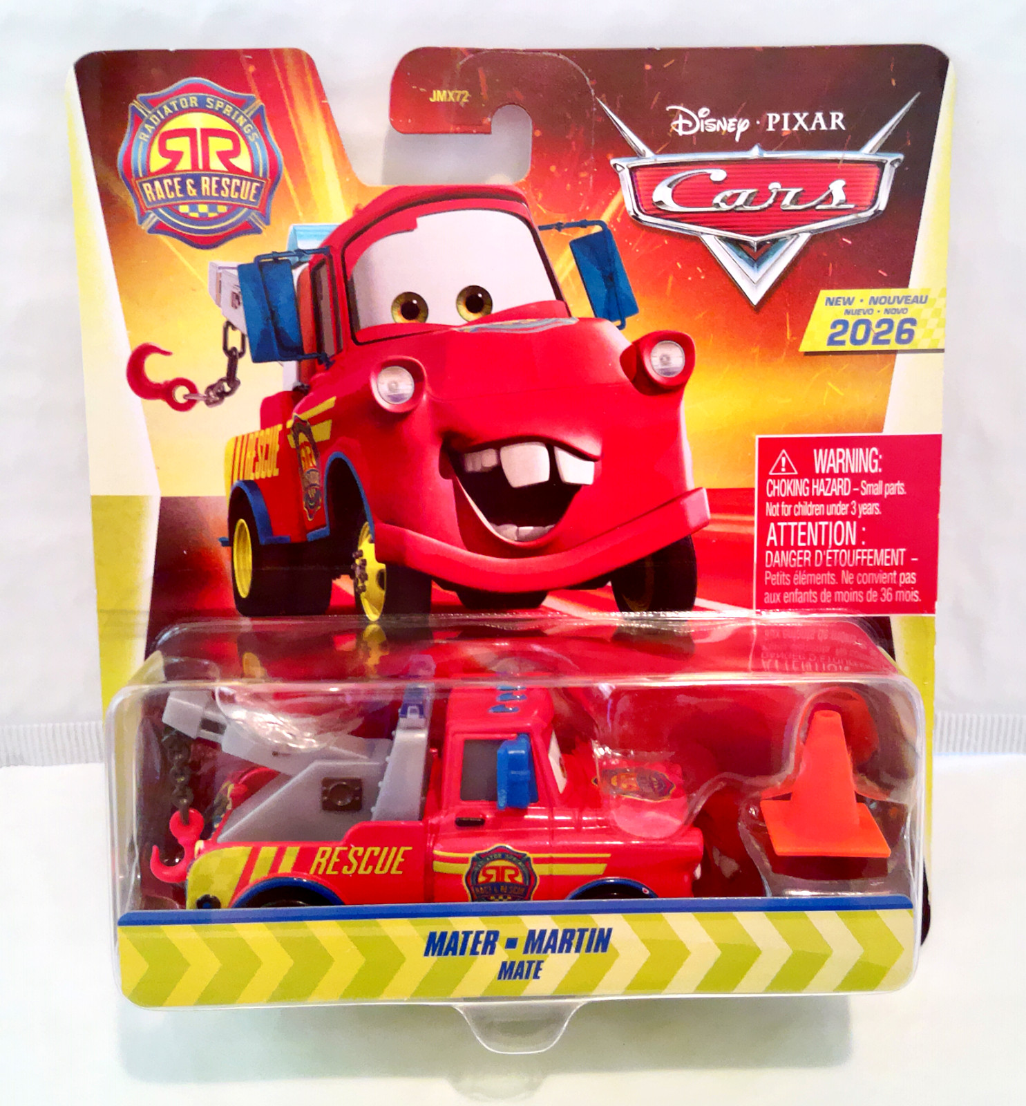 6 Disney Pixar Cars Race & Rescue Kathy Sarge Mater Sally Guido & Luigi McQueen