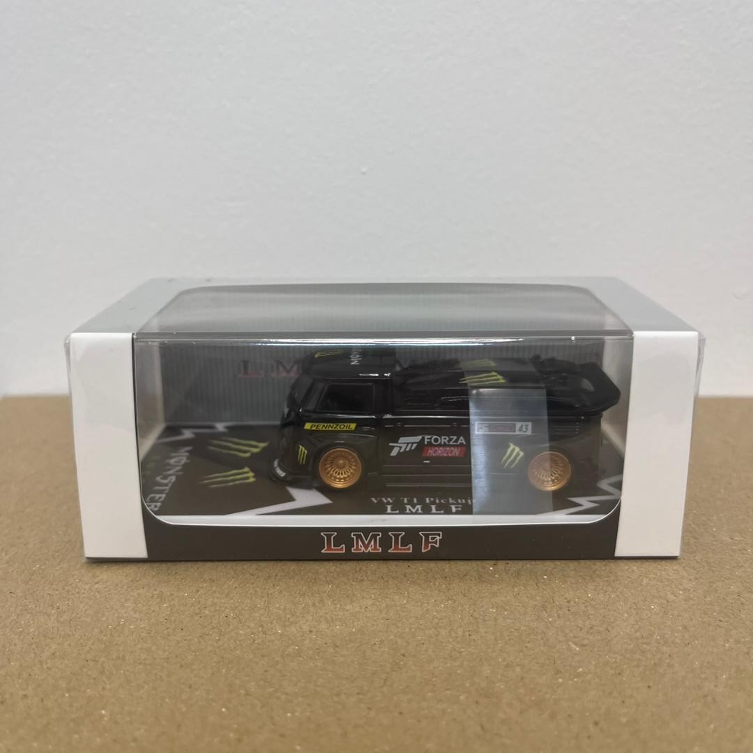LMLF VW T1 Wide Body Pickup Truck Monster Energy 1:64 Diecast Sealed