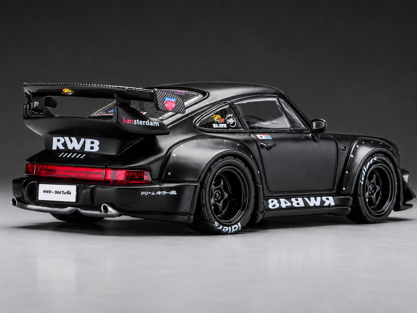 Inno 1/64 PORSCHE 911 RWB 964 Model Car -BLACK-