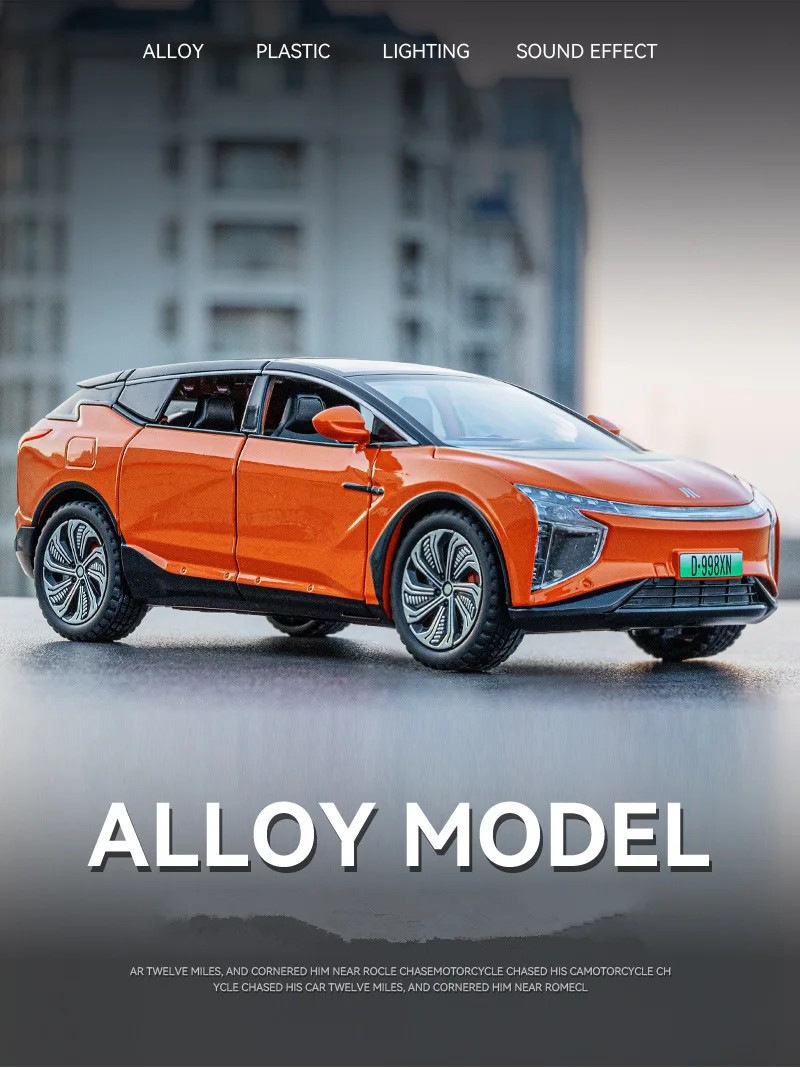 1:24 HiPhi X SUV Alloy New Energy Car Model Diecasts Metal Electric Vehicles Car