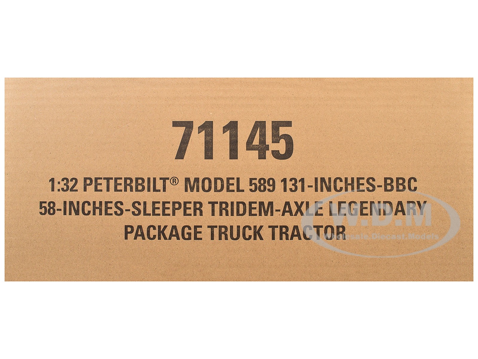 PETERBILT 589 TRUCK TRACTOR W/SLEEPER LEGENDARY RED 1/32 DIECAST MASTERS 71145