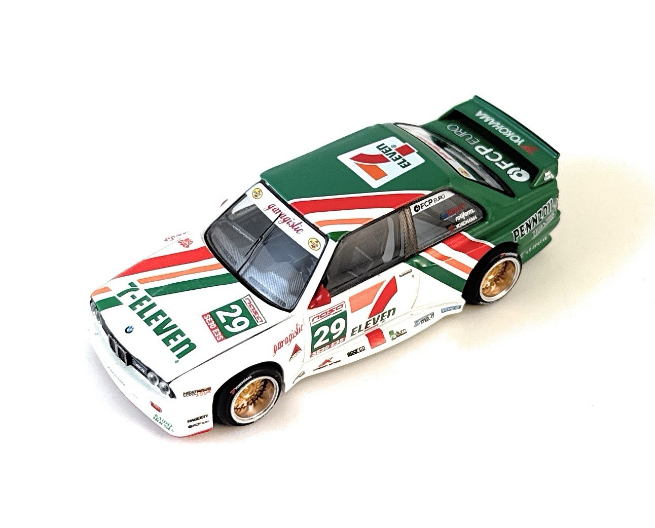 Kaido House x Mini GT 1:64 BMW M3 Kaido Works Larry Chen V1 7-Eleven KHMG217-2C