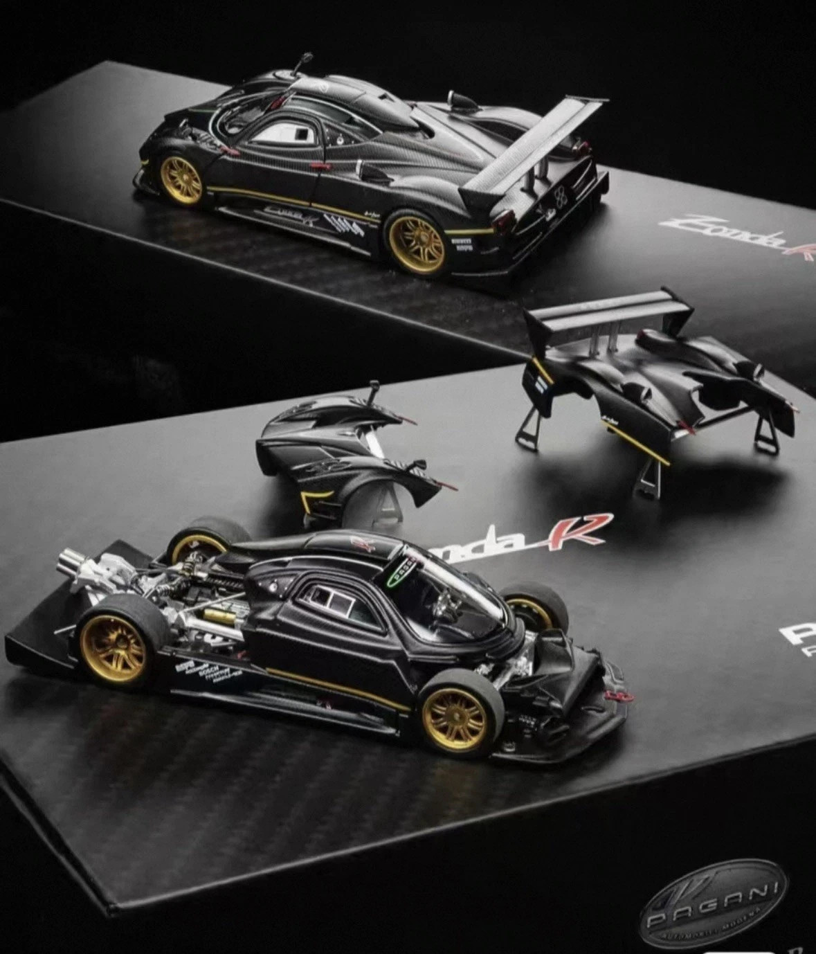 Almost Real AR Box HEC 2025 Exclusive Edition 1:64 Pagani Zonda R Full Detail