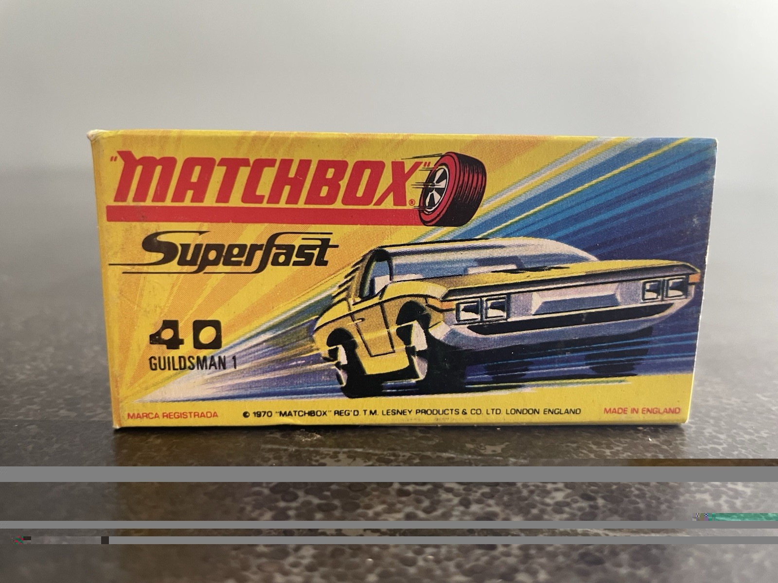 MIB Matchbox Superfast #40 Pink Vauxhall Guildsman 1 in Box Lesney 1971