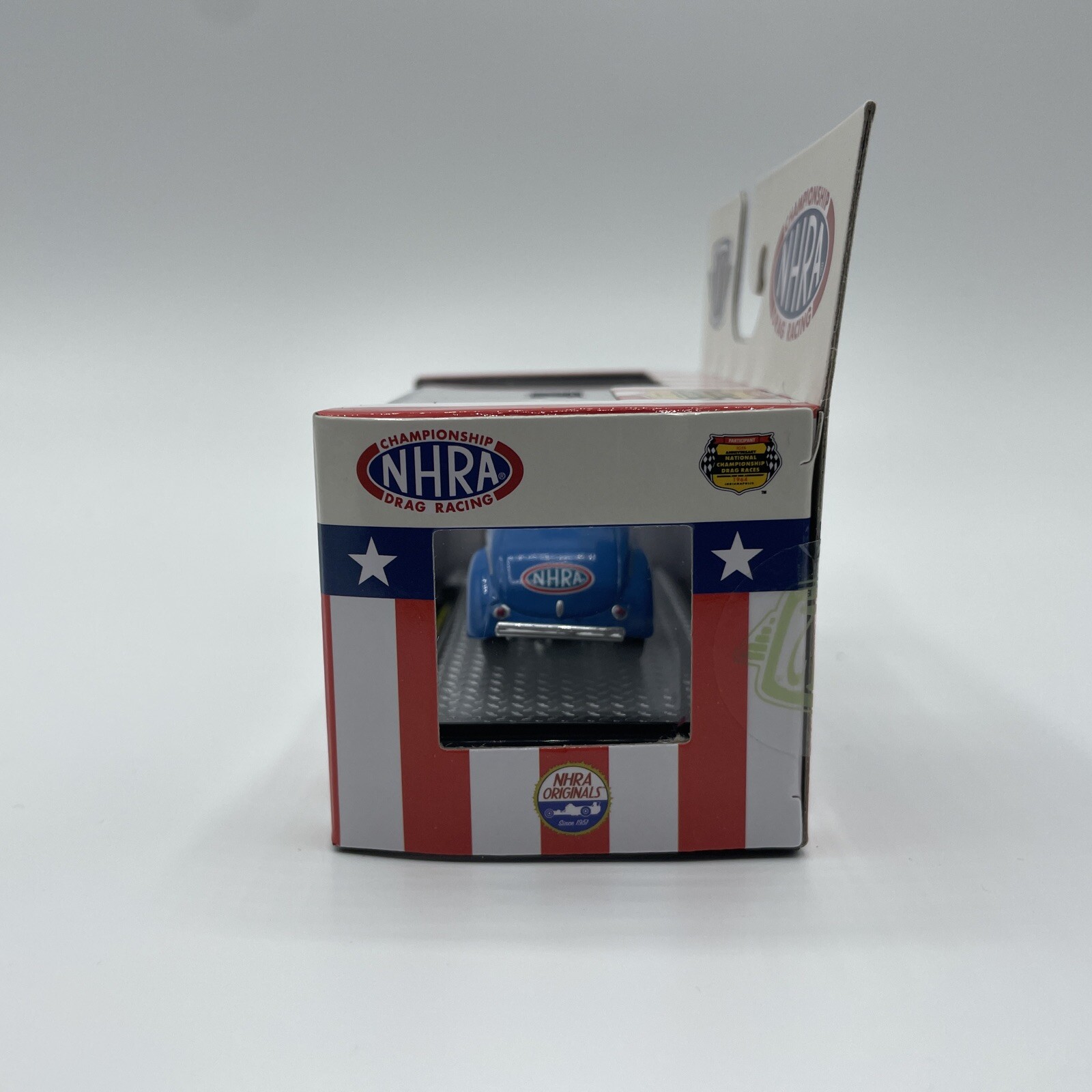 2022 M2 Machines NHRA 1941 Willys Coupe Gasser Blue Mint in Box Free Shipping