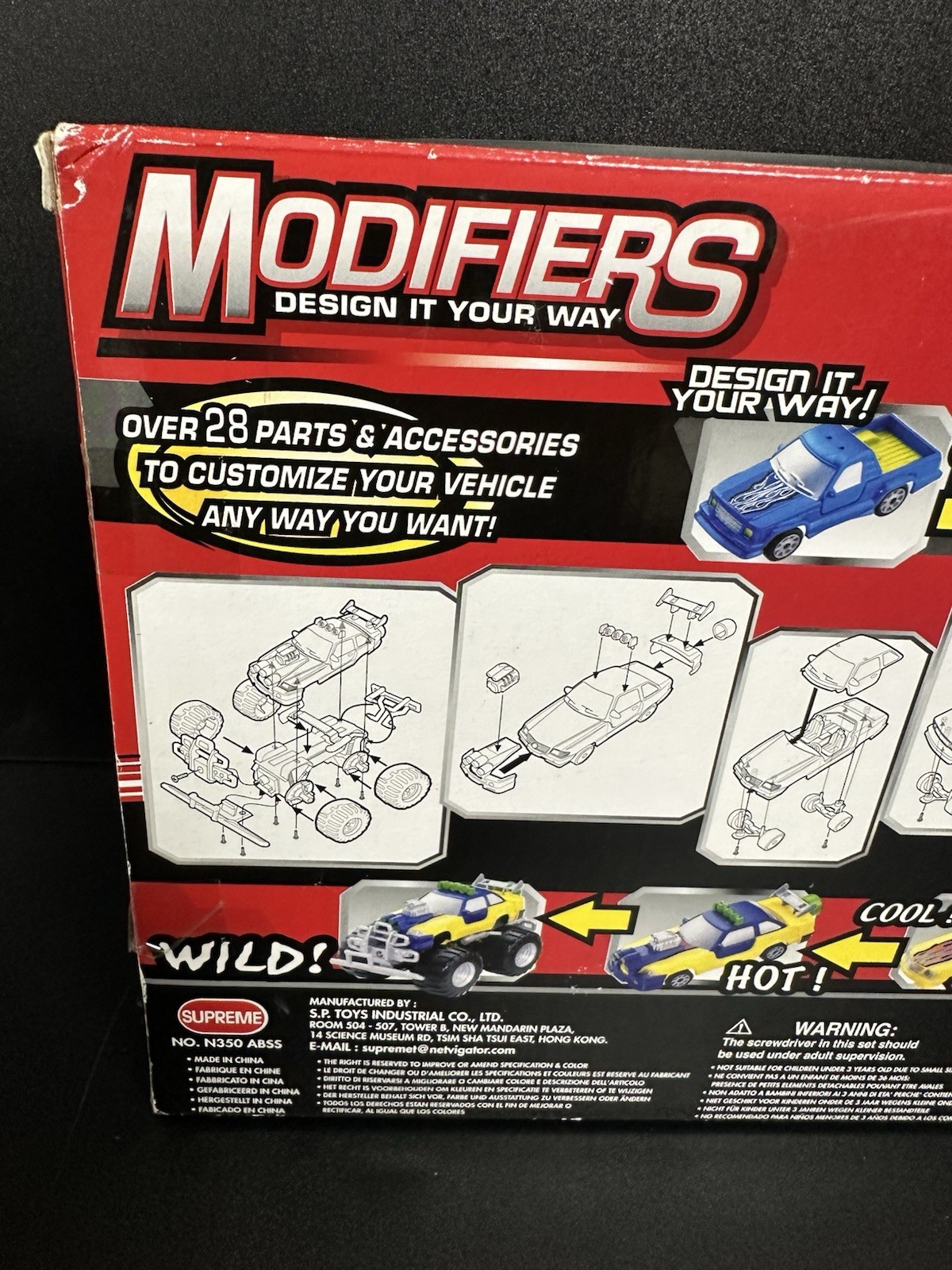 Modifiers Supreme #N350 ABSS Design It Your Way 6-in-1 OVER 28 Parts & ACCS- NIB