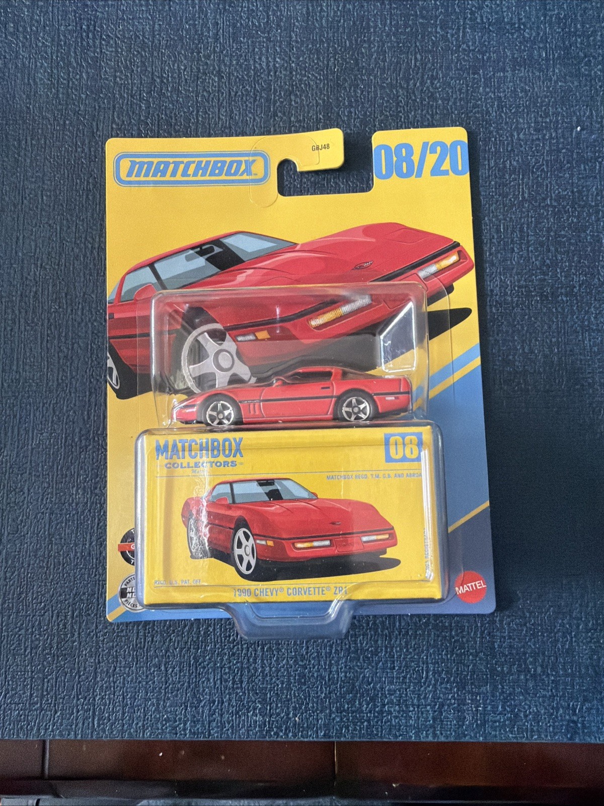 2026 Matchbox Collectors Red 1990 Chevy Corvette ZR1 1/64 – New – SHIPS FAST!