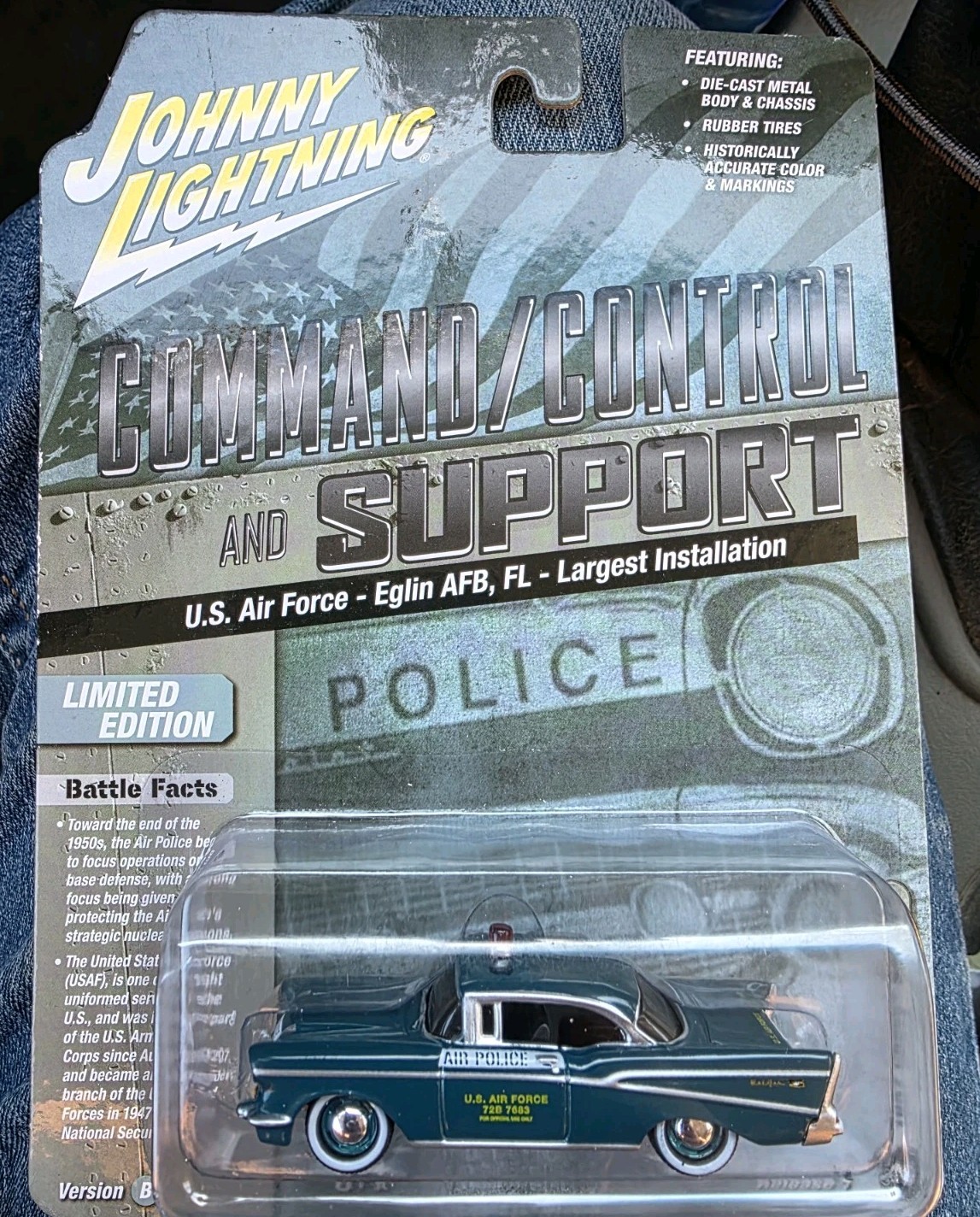 JOHNNEY LIGHTNING Command Control 1957 chevy air force 1/64