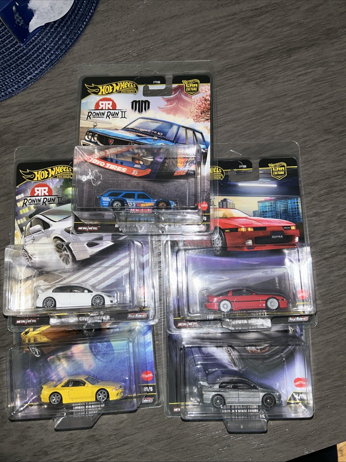 Hot Wheels 2025 Ronin Run II Car Culture Set Of 5