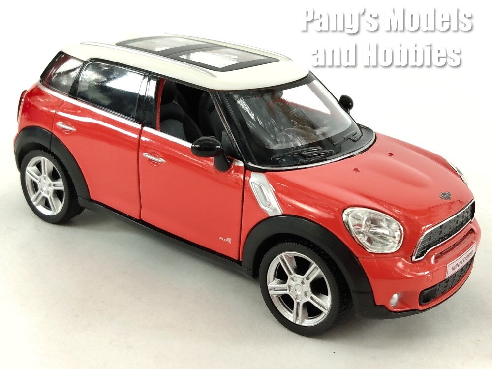 5 Inch Mini Cooper Countryman S 1/34 Scale Diecast Model by Unifortune – RED