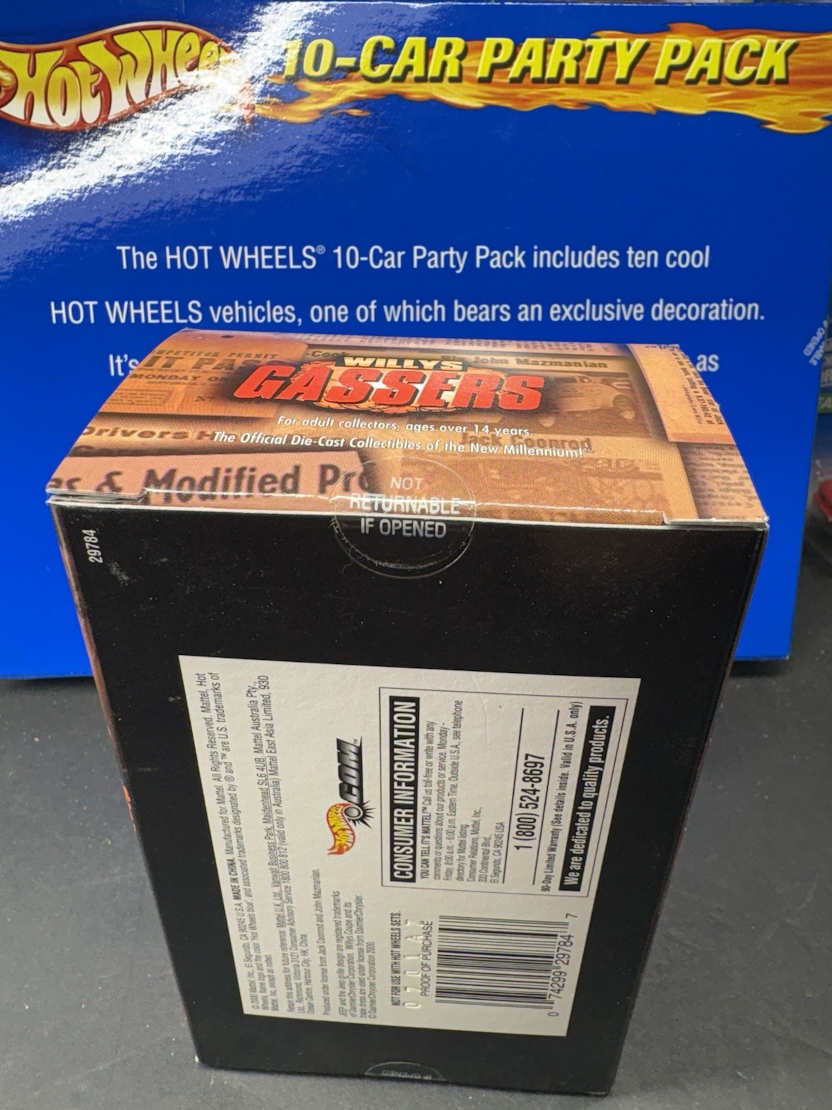 Willys Gassers Hot Rod Series Set, 100% Hot Wheels 1/64