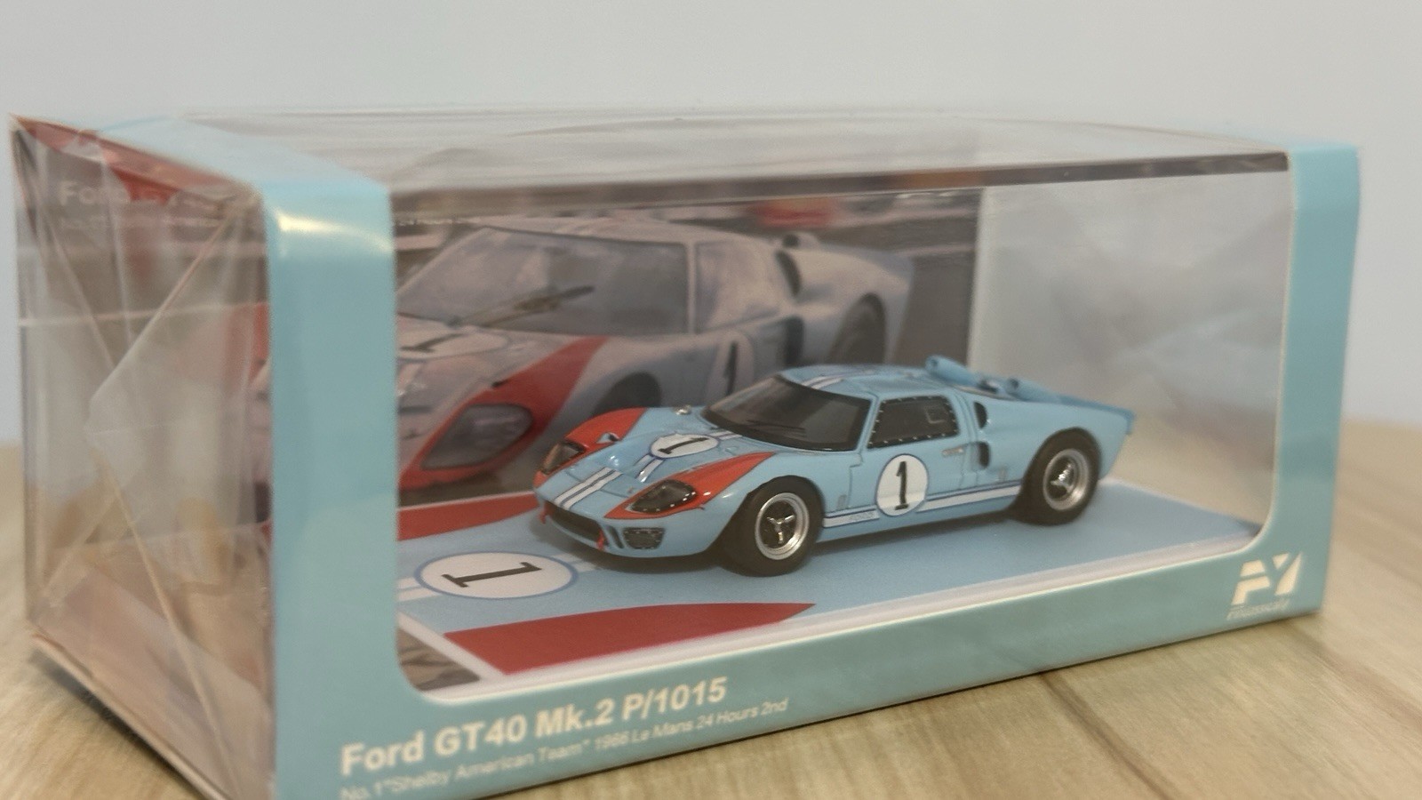 FinClassically 1:64 FORD GT40 Mk2 #1 Shelby LeMans 1966 Ken Miles