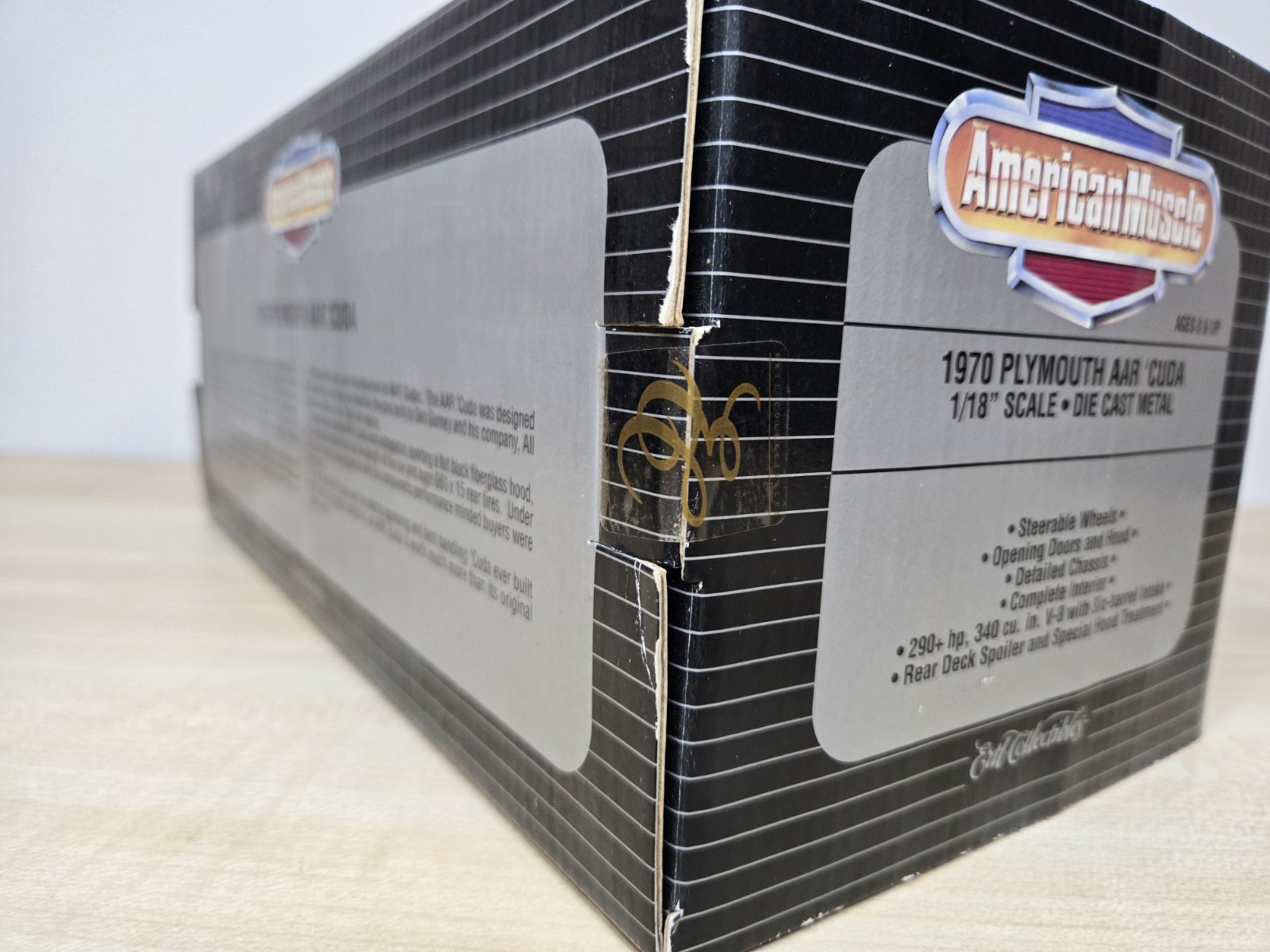 American Muscle 1/18 Campbell Collectibles 1970 Plymouth AAR Cuda Die Cast /2500