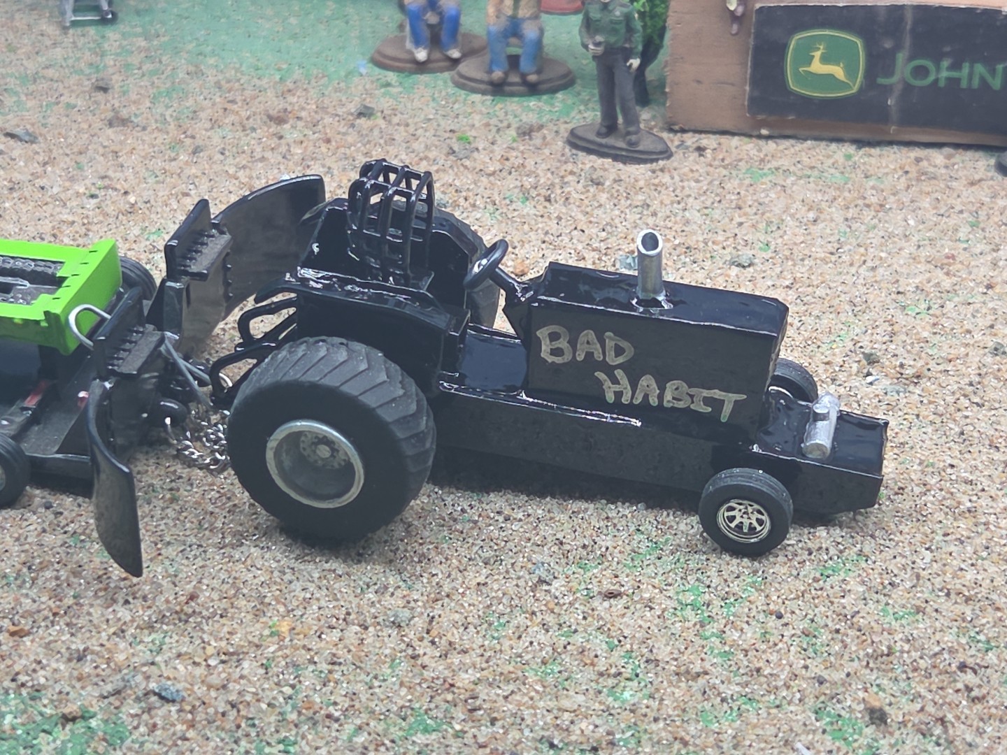 Custom Scratch built 1:64 TRACTOR Pro Stock PULLER PULLING ERTL farm pull IH tow