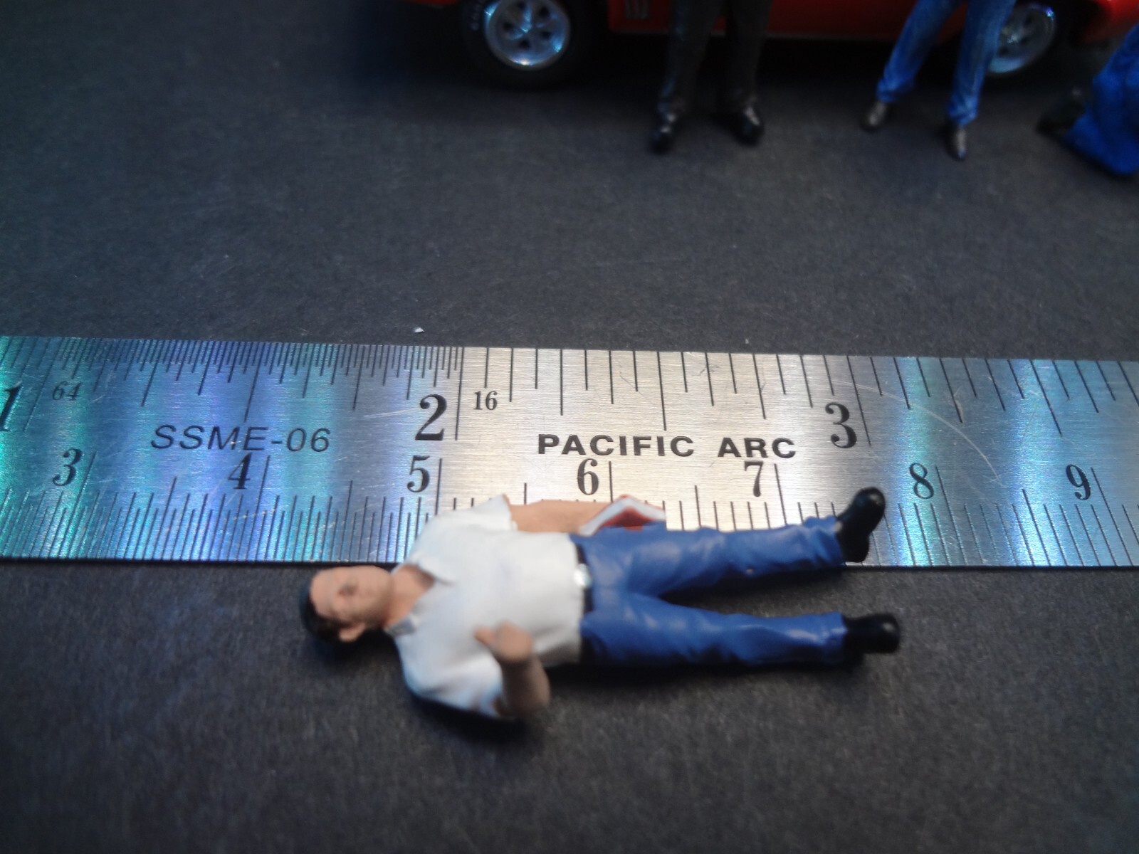 1:64 Scale figure set VIP mechanics & bossman blue set – CAR IS NOT included.